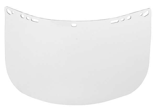 Bullard Visor, Clear, 8InH x 15InW x 0.06In Thick 860T