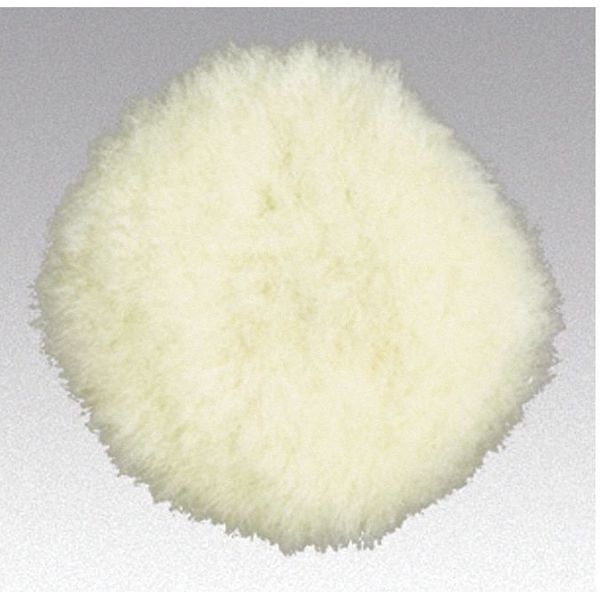 Dynabrade Polishing Pad, 3" Dia., Synthetic Wool 90028