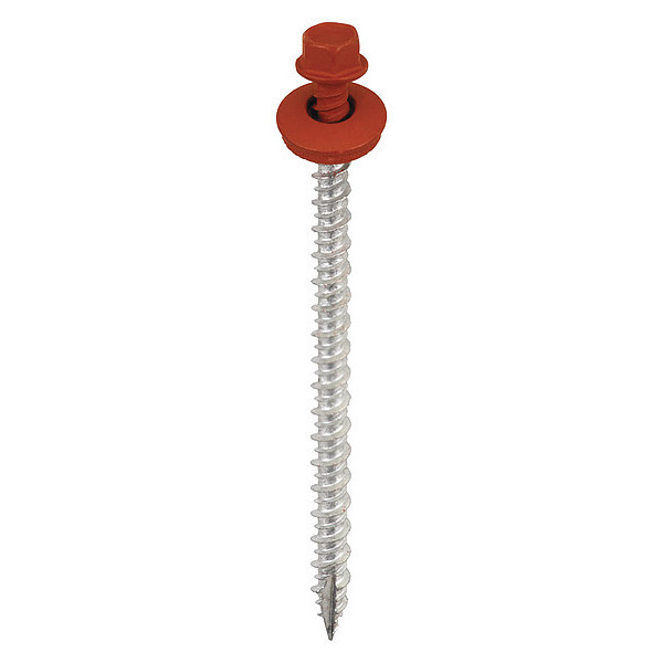 Acorn International Wood Screw, #9 X 3", 3 in, Barn Red Metal 250 PK SW-MW3BR250