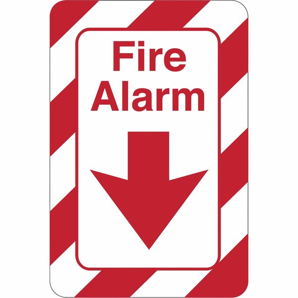 Partners Brand Fire Alarm, Facility Sign, 9"x6", 9" Width, 1/8" Plastic SN403