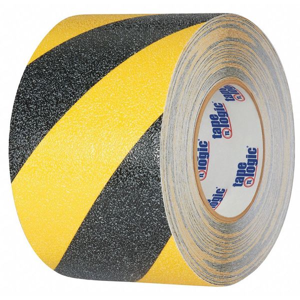Tape Logic Tape Logic® Heavy-Duty Striped Anti-Slip Tape, 33 Mil, 2" x 60', Black/Yellow, 1/Roll T96760BY