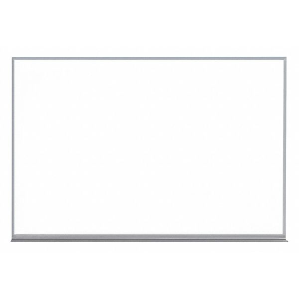 Partners Brand Magnetic Porcelain Dry Erase Board, 8' x 4', White, 1/Each BMPA9648