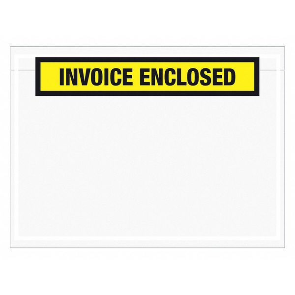 Tape Logic Tape Logic® "Invoice Enclosed" Envelopes, 7 1/2" x 5 1/2", Yellow, 1000/Case PL528