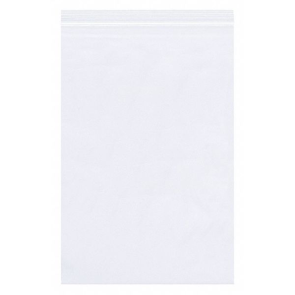 Partners Brand 5" x 9" Reclosable Poly Bags, 4 mil, Clear, PK 1000 PB4402