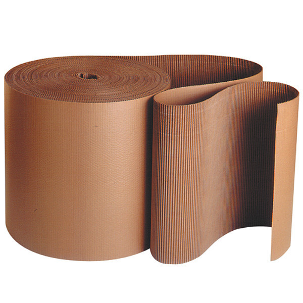 Partners Brand Singleface Corrugated Roll, B-Flute, 48" x 250', Kraft, 1/Roll SF48B