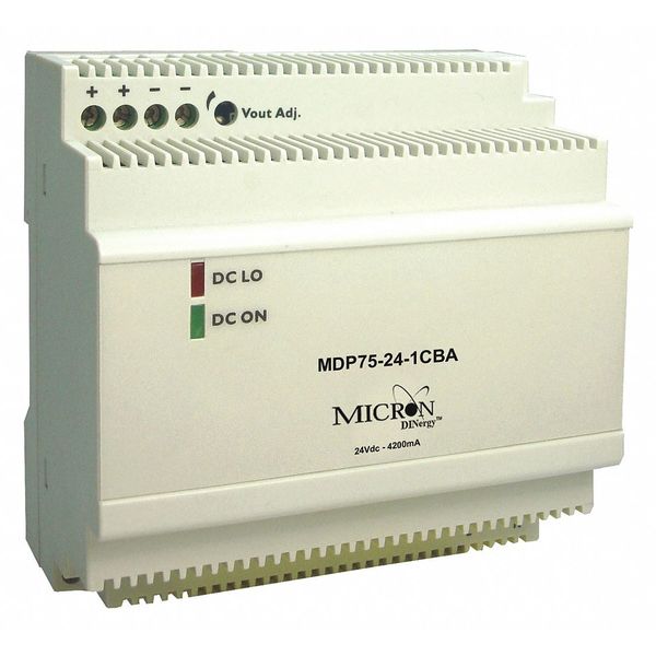 Dinergy DC Power Supply, 24V DC, 75W MDP75-24-1CBA