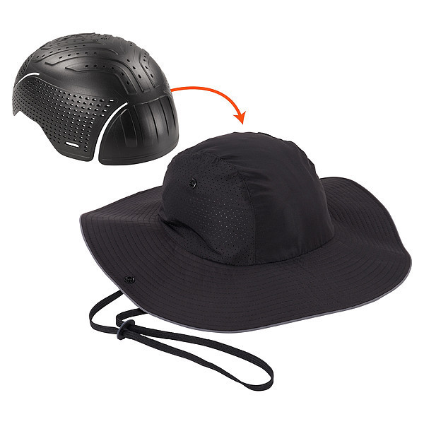 Ergodyne Bump Cap, Ranger, Polyethylene, None Suspension, Fits Hat Size One Size Fits Most 8957