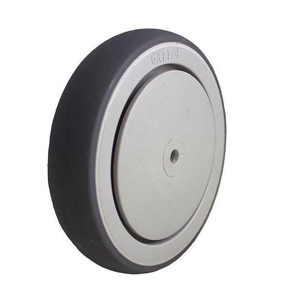 Pegasus Wheel, Gray TPR, 4" x 1.25", Prec Ball P-RP-040X013/031K