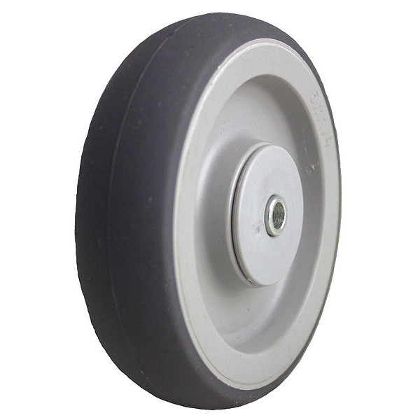 Pegasus Wheel, Gray TPR, 5" x 1.25", Delrn Brg P-RP-050X013/031D