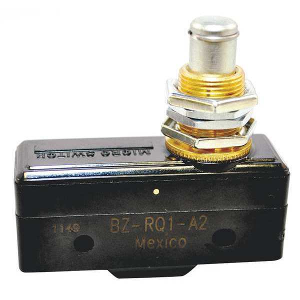 Honeywell Industrial Snap Action Switch, Panel Mount, Plunger Actuator, SPDT, 15A @ 240V AC Contact Rating BZ-RQ1-A2