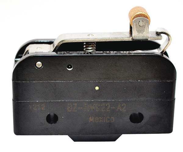 Honeywell Industrial Snap Action Switch, Hinge, Lever Actuator, SPDT, 15A @ 120V AC Contact Rating BZ-RW922-A2