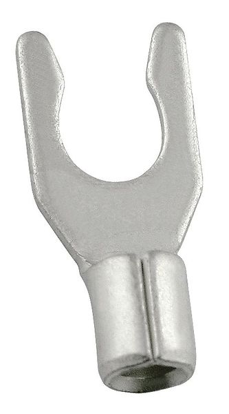 Power First 16-14 AWG Non-Insulated Locking Fork Terminal #8 Stud PK100 5WHD0