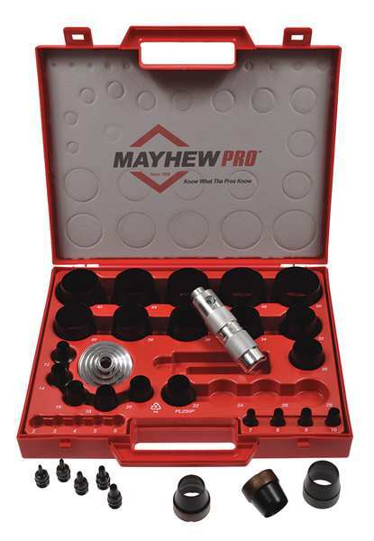 Mayhew Pro Hollow Punch Set, Not Tether Capable 66006