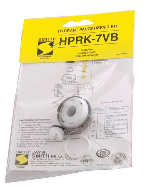 Jay R. Smith Manufacturing Hydrant Parts Repair Kit Vacuum Breaker HPRK-7VB