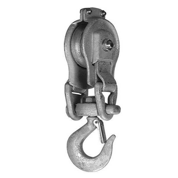 Campbell Chain & Fittings Snatch Block, Wire Rope, 7/8" Max Cable Size, 3000 lb. Max Load 7268796