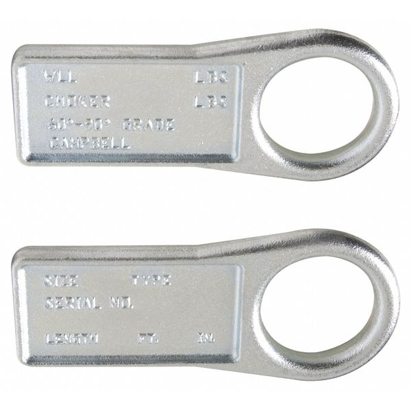 Campbell Chain & Fittings Id Tag For Sling Chains Zinc Plated 7503502