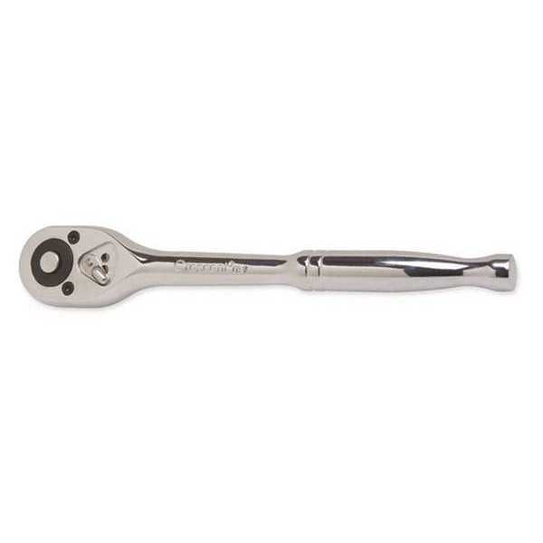 Crescent 1/2" Drive 60 Geared Teeth Teardrop Hand Ratchet, Full Polish Chrome RD16BKN