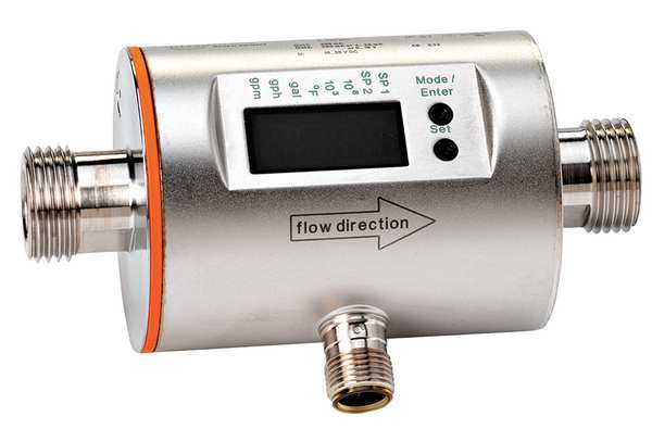 Ifm Flow Meter, Magnetic, 6.6 GPM SM6001