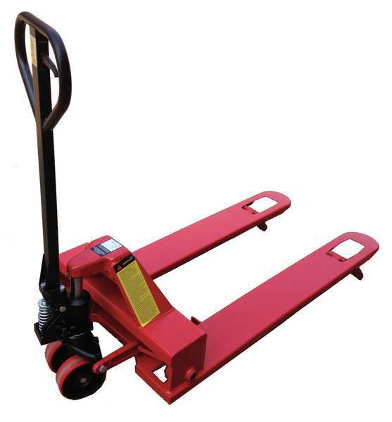 Dayton Pallet Jack, 4 Way, Load Cap 5000 Lb 24L322