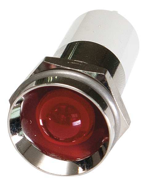 Zoro Select Protrude Indicator Light, Red, 12VDC 24M154