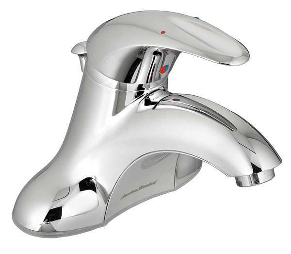 American Standard Lever Handle 4" Mount, 3 Hole Bathroom Faucet, Polished chrome 7385008.002