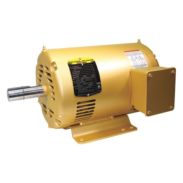 Baldor-Reliance 3-Phase General Purpose Motor, 3 HP, 182T Frame, 230/460V AC Voltage, 1,765 Nameplate RPM EFM3211T