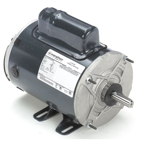 Marathon Motors General Purpose Farm Duty Motor, Permanent Split Capacitor, 1/2 HP, 208-230V AC, 850 Nameplate RPM 5KCP49UN9838S