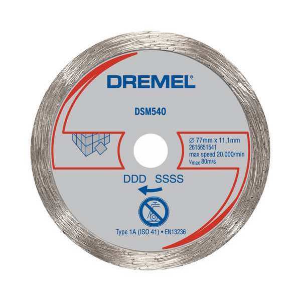 Dremel CutOff Wheel, 3-3/8"x.750"x7/8", 20000rpm SM540