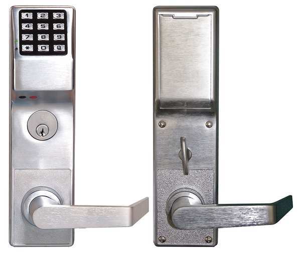Trilogy Electronic Lock, Brushed Chrome, 12 Button DL4500DBR US26D