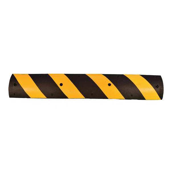 Cortina Safety Products 6FT STRIPED YELLOW/SPEED BUMP RUBBER 2055SB