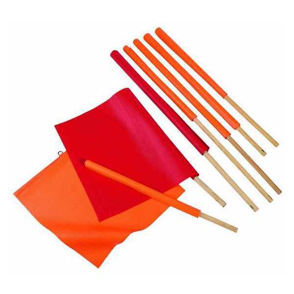 Cortina Safety Products VINYL FLAG 24 W/36 DOWEL 03-229-3418