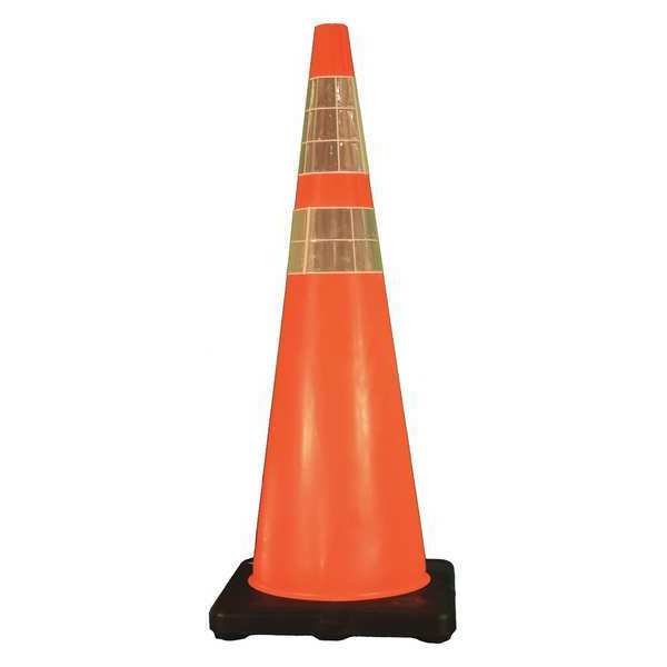 Cortina Safety Products CONE 36IN 6IN/4INCOLLAR, RED/ORANGE 03-500-06