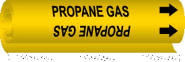 Brady Pipe Marker, Propane Gas, 5748-I 5748-I
