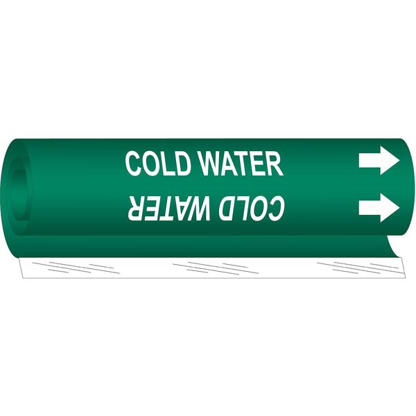Brady Pipe Marker, Cold Water, 5658-I 5658-I