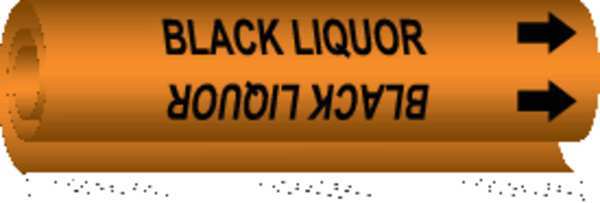 Brady Pipe Marker, Black Liquor, 5798-O 5798-O