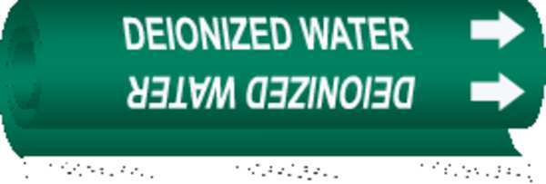 Brady Pipe Marker, Deionized Water, 5671-O 5671-O