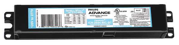 Advance 117 to 120 Watts, 1 or 2 Lamps, Electronic Ballast ICN-2S54-90C-N