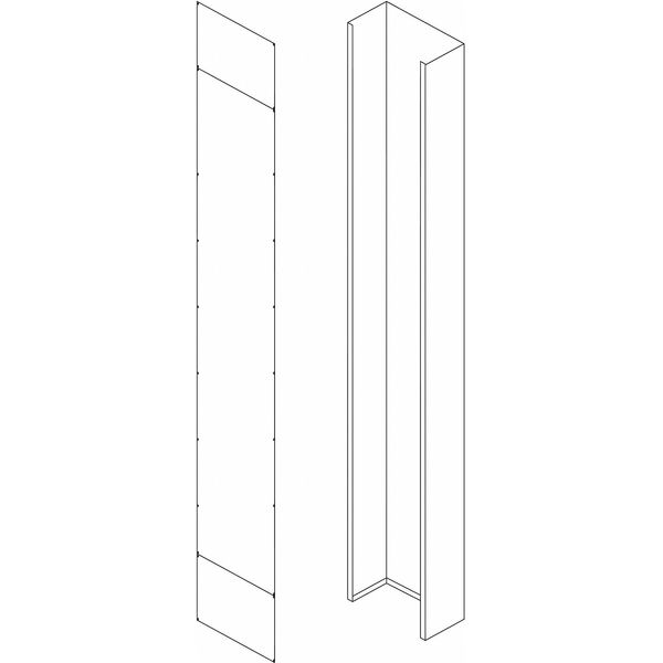 Instock Pipe Enclosures, 84" H, Pearl White GRJP509-1884