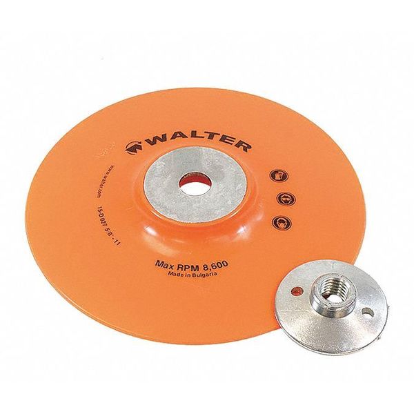 Walter Surface Technologies Backing Pads, 7" X 5/8-11" 15D027