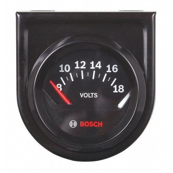 Bosch Electrical Voltmeter Gauge, Black, 2" SP0F000051