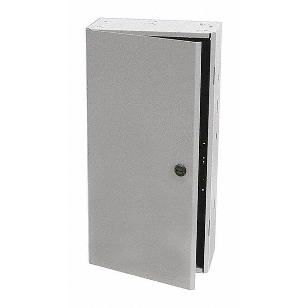 Functional Devices-Rib Steel Enclosure, 6-1/2 in D, NEMA 1, Hinged MH3803L-L4