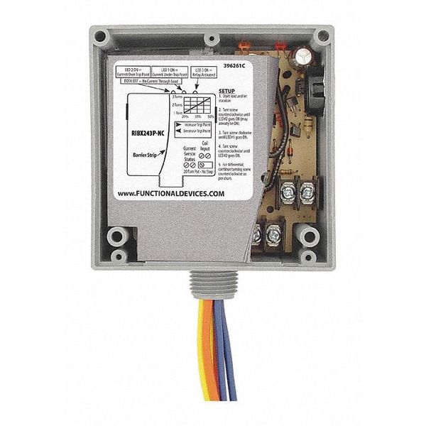 Functional Devices-Rib Enclosed Internal Current Switch, Adj. RIBX243PA-NC