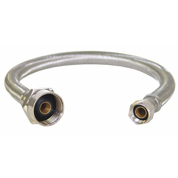 Kissler Toilet Connector, Stainless Steel, 16" 88-2916