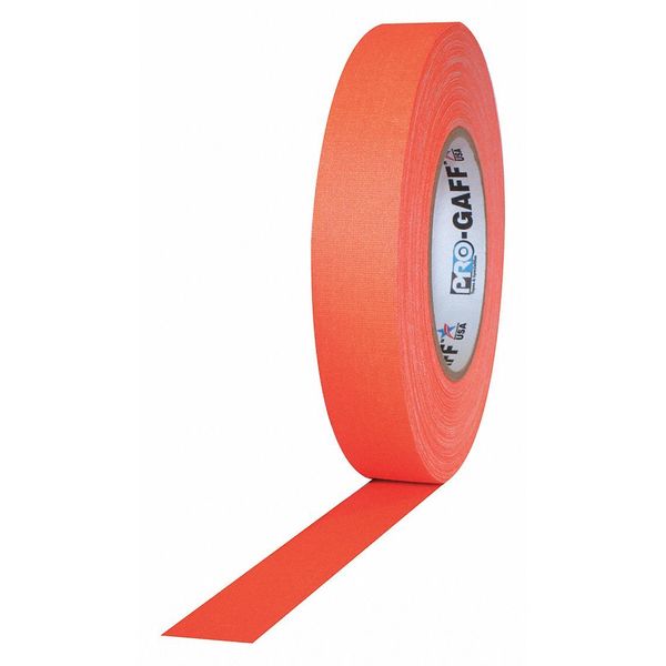 Protapes Matte Cloth Tape, 1x50yd., FL Orange PRO-GAFF