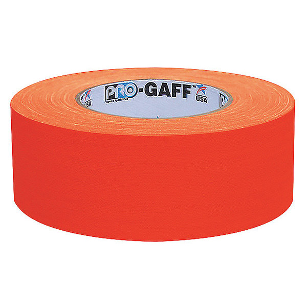 Protapes Matte Cloth Tape, 2x50yd., FL Orange PRO-GAFF