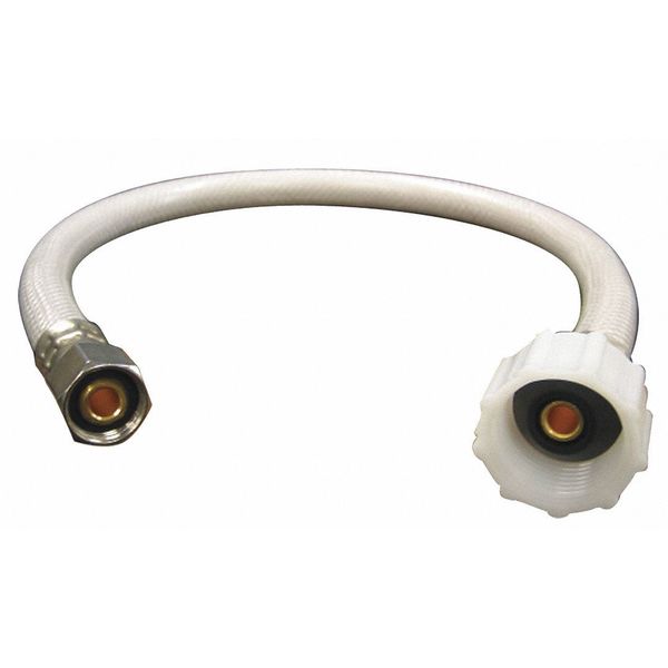 Kissler PVC Toilet Connector, Flexibe Vinyl, 12" 88-6014