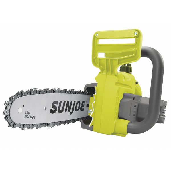 Sun Joe 10" Battery Powered Cordless, Chainsaw, 10", 2Ah, 20V 20VIONLTE-CS10