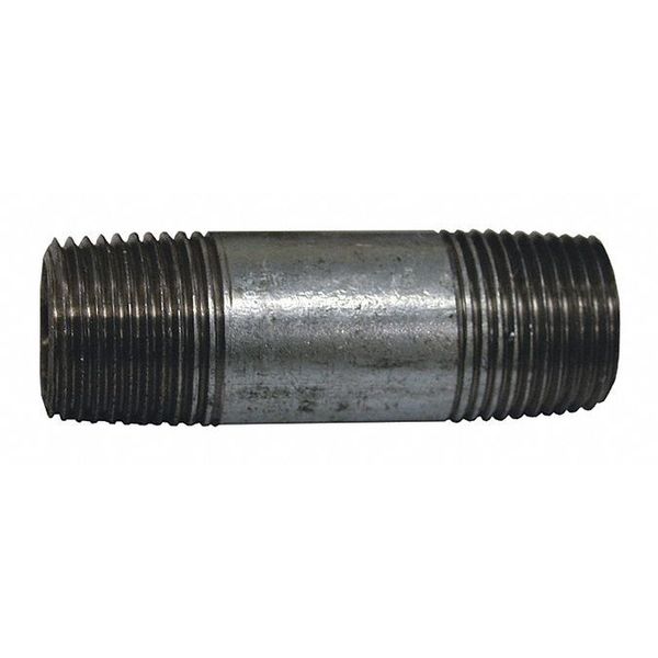 Jones Stephens 1/2" x 6" Galvanized Steel Pipe Nipple 50560