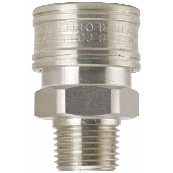 Breco Plugs, 303 SS, 1/2" x 1/2" FPT DS4F4-SS