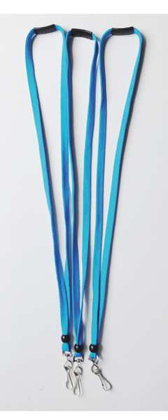 Zoro Select Stock Lanyard, Light Blue, 10 PK 25DU66